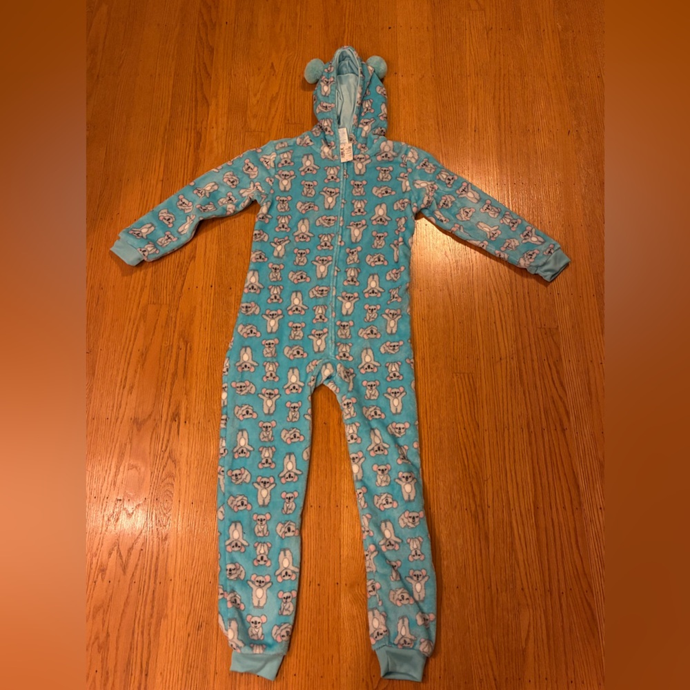 The Children's Place Blue Bear Print Footie